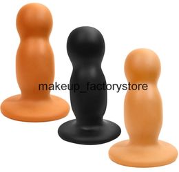 Massage Adult Huge Anal Sextoys Large Butt Plug Dilator Prostate Massager For Woman Men Silicone Anus Expansion Stimulator Big Ana3228422