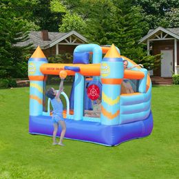 Mini Inflatable Castle Bounce House Indoor Toys Outdoor Jumping Jumper Kids Party Entertainment Bouncer Slide Combo Backyard Yard Game Play Playhouse with Target