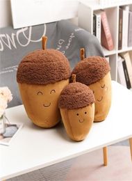 Lovely Acorn Shape Throw Pillow Kids Room Decorative Nuts Family Cushion Chestnut Egg Family Soft Pillow Sofa Cushions 2204021494975