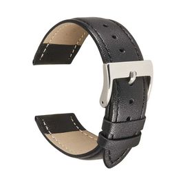 Watch Bands 16mm 18mm 20mm 22mm Genuine Calfskin Leather bands High Quality Clasp Wrist Belt Straps band Accessories H240504