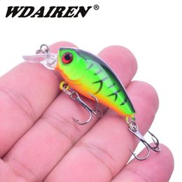 1Pcs Crank Fishing Lure 45cm 4g Minnow Wobbler Artificial Hard Bait Swimbait Crankbait With Treble Hook for Carp Bass Tackle 240430