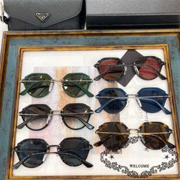 Sunglasses Designer Fashion Round Frame Sunglasses Women's Trendy Instagram Personalised Sun glasses SPR 05YS