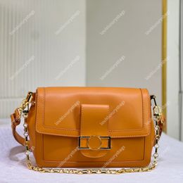 DAUPHINE SOFT Designer Women Shoulder Bag 7A High Quality Leather Interior Logo Printed Crossbody Bag Handbag MM M25048 M25209 M47149