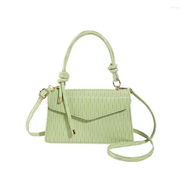 Shoulder Bags 2024 Fashion Bag Trend PU Leather Messenger Handbags Solid Colour Leisure Stylish Crossbody For Women Girls