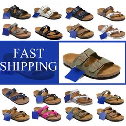 Mens Slippers Sandal Designer Sneakers clogs Sandals winter Men Women Black White Suede Leather Buckle Strap Platform Falt Slides brown Big Size 2024 easy matching