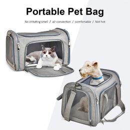 Dog Carrier 1 Pc Portable Pet Bag Foldable Breathable Dogs Backpack Bags For Small And Medium Cats Outgoing Travel Handbags