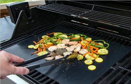 BBQ TOOLS Reusable No Stick Grill Roast Mat Sheet Portable Easy Clean OutDoor Picnic Cooking And Baking Barbecue Tool7882754