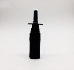 Ship 4Pcs 10ml034oz HDPE Black Nasal Spray Bottle with nasal sprayer pump Portable Empty Atomizers Cosmetic Makeup Bottle5397163