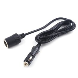 New Arrival Fashion High Quality 1m 2m 3m 12V / 24V 10A Car Accessory Cigarette Lighter Socket Extension Cord Cable