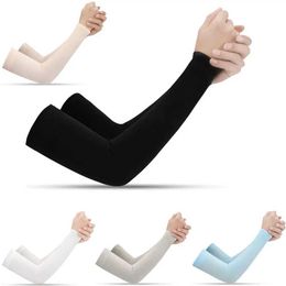 Sleevelet Arm Sleeves 1 pair of exposed thumb arm covers for summer cooling and sun protection outdoor sports warmth sportswear running basketball Q240430