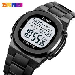 Wristwatches 2004 Man Electronic Reloj Relogio Masculino Sport Waterproof Digital es Alarm Clock Calendar Wrist 2036 H240504