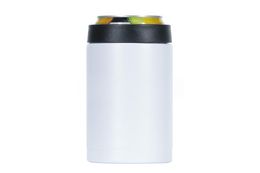 12oz stainless steel sublimation Beverage Can Insulator double wall vacuum Beer Holder for standard 330ml cola cooler can keep it 7204310