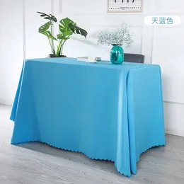 Table Cloth Tablecloth Advertising Activities Exhibition Rectangular Conference Logo Pad Blue