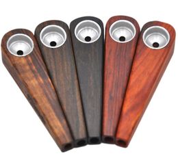 Wooden Smoking Pipes Cigarette Tobacco Pipe Wood Hand Pipe 17mm for Herbal Pipe Accessories Tool Tube Oil Rigs Filters7585422