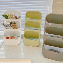 Kitchen Storage 3 Layer Rack Chopsticks Drain Cage Fork Spoon Divider Tableware Knife Container Desktop Organiser