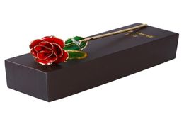 Valentine039s 24k Gold Plated Rose with Packing Box For Birthday Mother039s Day Anniversary Gift T2001039465367