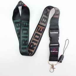 50pcs Modified Car Sport Key chains Lanyard Badge Mobile Phone Neck Straps ID Holders keyboard1050726