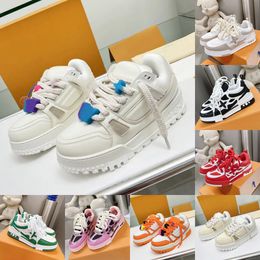 Luis vuittons scarpe sneakers scarpe scusa scarpe da moda da donna donna mesh abloh sneaker piattaforma virgil maxi casual lace-up runner allenatore scarpe da esterno