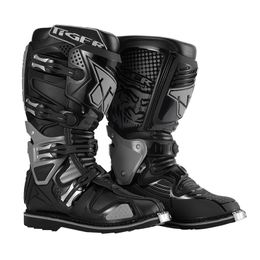 Профессиональные новые зимние горные ботинки езды на мотоцикле Кожаные водонепроницаемые гоночные ботинки 001015650231713