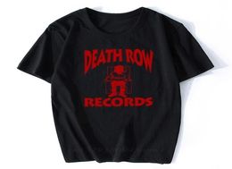 DEATH ROW RECORDS T Shirt Men High Quality Aesthetic Cool Vintage Hip Hop Tshirt Harajuku Streetwear Camisetas Hombre 2107078998422