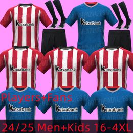 2024 2025 Bilbao Club Soccer Jerseys 23 24 Athletic ADURIZ GURUZETA WILLIAMS MUNIAIN PAREDES BERENGUER ANDER HERRERA UNAI SIMON O. SANCET football men and kids shirt