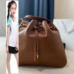 Kids çanta lüks marka cc çanta bayan tasarımcısı brawstring omuz çantaları buzağı derisi gerçek deri el çantaları kayış crossbody cüzdan büyük kapasite açık sacoc