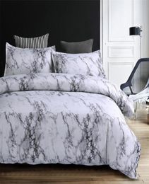 Marble Pattern Bedding Sets Polyester Bedding Cover Set 3pcs Twin Double Queen Quilt Cover Bed linen Duvet Cover No Sheet No Fill2950029