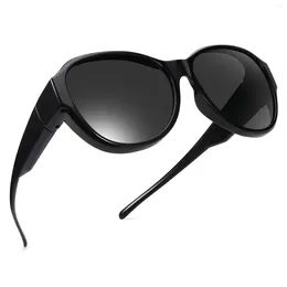 Sunglasses Polarised Fit Over Glasses Oversized For Women To Go UV Protection Lightweight
