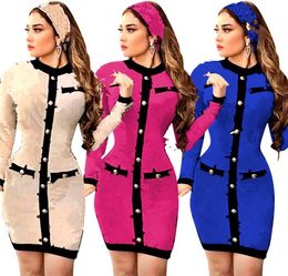 Fall winter clothing Womendress plus size 2XL long sleeve onepiece dress sexy letter onepiece skirt skinny night clubs wear 42178158618