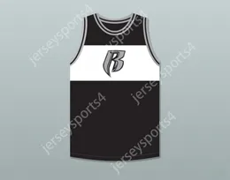 CUSTOM Youth/Kids DMX 84 ROUGH RYDERS BLACK BASKETBALL JERSEY 4 TOP Stitched S-6XL