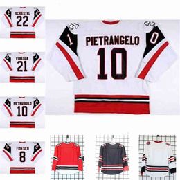 CeoThr Niagara Icedogs 22 Drew Schiestel 10 Alex Pietrangel 21 Foreman 8 Alex Frie Mens Womens Youth cusotm any name any number Hockey Jersey