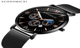 Men Watch Luxury Business Quartz Reloj Hombre Casual Slim Mesh Steel Sport Relogio Masculino Orologio Uomo Wristwatches2264890