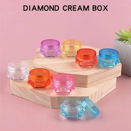 Storage Bottles 50pcs/Lot High Quality 2g 3g 5g Face Cream Jar Sample Cosmetics Packaging Box Makeup Empty Container Bottle Multicolour Pot