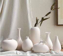 White Vases Living Room Decoration Home Decor Room Decor Pottery And Porcelain Vases For Artificial Flowers Decorative Figurines 22991827