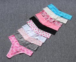 Women039s Panties 10 Pcs Lot Voplidia VS Thongs And G Strings Sexy Lace Tback Underwear Female Seamless Lingerie95127717178420