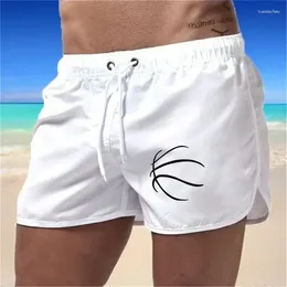 Men's Shorts Fashion Short Pants With Pocket Cola Printed Mens Summer Sport Fitness Quick Dry Swimwear Beach Running Pant