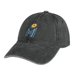 Berets Cricket Mumbai Indians Logo Cowboy Hat Beach Sports Cap Luxury Man For Women 2024 Men's