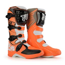 Nuove scarpe da mountain bike invernali professionali in pelle stivali da gara impermeabile in pelle per moto 001015650231720