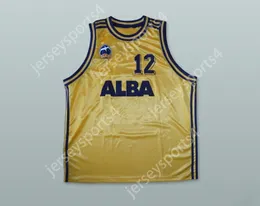 CUSTOM NAY Mens Youth/Kids WENDELL ALEXIS 12 ALBA BERLIN BASKETBALL JERSEY TOP Stitched S-6XL