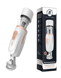 For Big Dick Powerful Air Sucking Male Masturbator Hands Rotating Sex Machine Automatic Piston Telescopics Sex Toys for men T4779773