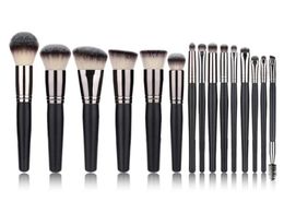 15pcs Makeup Brushes Set Soft Synthetic Hair Foundation Contour Concealer Eye Shadow Eyelash Lip Make up Brush Cosmetic Beauty Too1425330