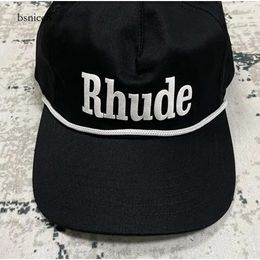 rhude 2024 Fashion Designer Ball caps Men Women Casual Yellow Foam Letters Baseball Cap Outdoor Hat Adjustable mens cap ball cap designer fit cap 284