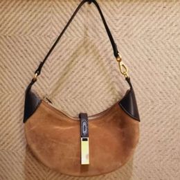 Rl Large Handbag Women Saddle Bag Hobo Bag Classic Polo Id Underarm Bag Womens Tote Bags Leather Fashion Designer Bags 8049