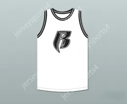 CUSTOM NAY Mens Youth/Kids DMX 84 ROUGH RYDERS WHITE BASKETBALL JERSEY 5 TOP Stitched