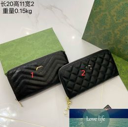 Wallet Wallet New Ladies Wallet Fashion Zipper Handbag Multiple Card Slots Mobile Coin Purse European and American