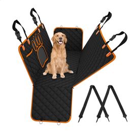 Dog Car Seat Cover Waterproof Pet Cat s Travel Mat Hammock For Small Medium Large Dogs Car Rear Back Protector Safety Pad 240423