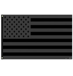 3x5ft Black American Flag Polyester No Quarter Will Be Given US USA Historical Protection Banner Flag DoubleSided Indoor FWB99309478876