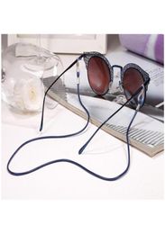 PU Leather Eyeglasses Cord Adjustable End Glasses Holder Colourful Leather eyewear Neck Strap String 60pcslot 8303877