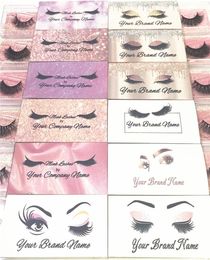Private Label 3D Mink Lashes False Eyelash Makeup Handmade Natural Full Volume Eyelashes E series2397608