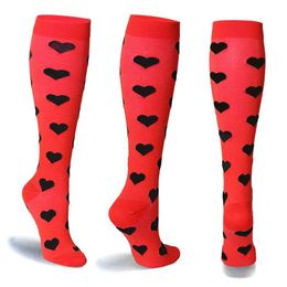 Socks Hosiery Compression Stockings Blood Circulation Promotion Slimming Compression Socks Anti-Fatigue 30 Mmhg Best Graduated Varicose Veins Y240504